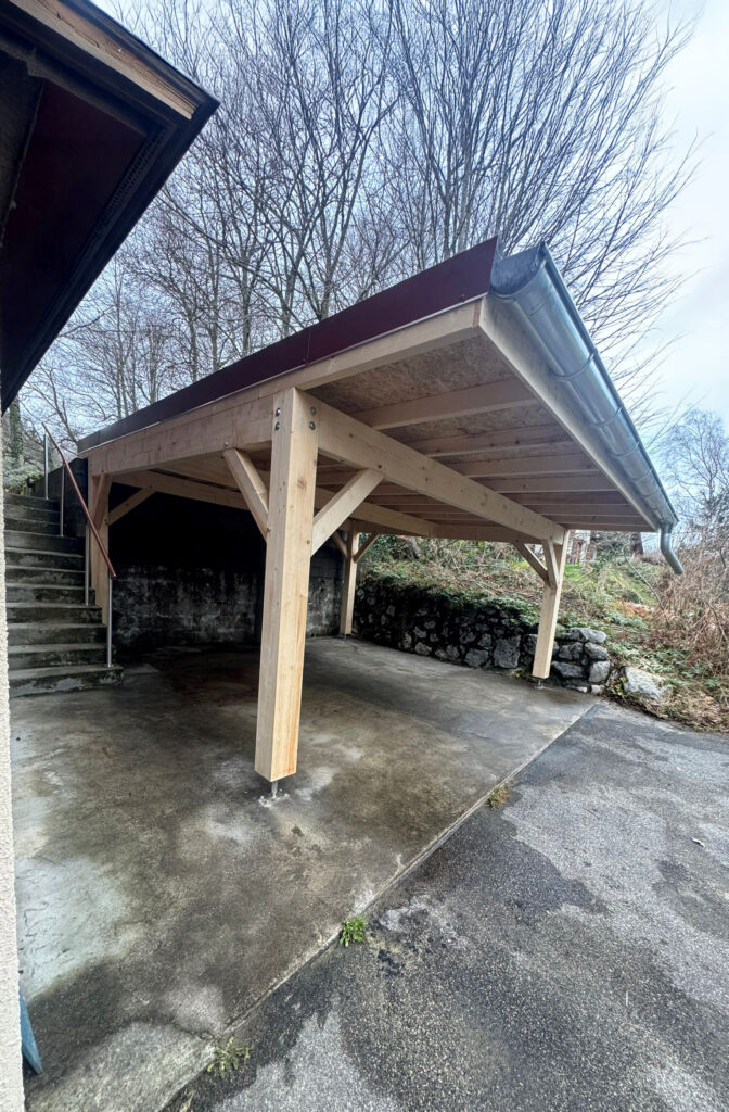 Abri voiture à La Sure-en-Chartreuse